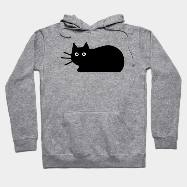 Black Cat Hoodie by Coffee Squirrel